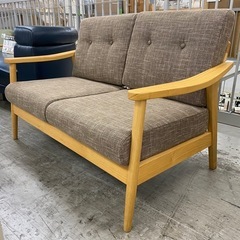 【愛品館 江戸川店 ソファ】 nuqmo（ヌクモ）ウッドフレーム2Pソファ ID:156-019803-007