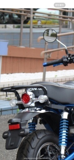 モンキー125用エンデュランス製リアキャリア、45Lリアボックス