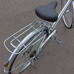 【売約済み】美品 ✨ 27インチ 🚲 中古 ノーパンク 自転車 15,800円 🔄6段切替 🔑鍵新品 💡オートライト付 新規防犯登録料コミ 328