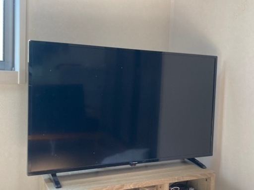 即日受渡❣️マクスゼン43型液晶テレビWチューナー外付けHDD録画可 