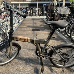 JEEP 20インチ 折りたたみ自転車 2022年モデル カーキ