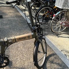 JEEP 20インチ 折りたたみ自転車 2022年モデル カーキ