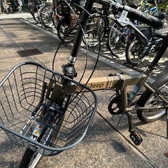 JEEP 20インチ 折りたたみ自転車 2022年モデル カーキ