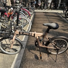 JEEP 20インチ 折りたたみ自転車 2022年モデル ベージュ