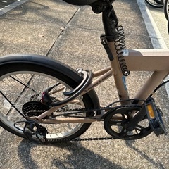 JEEP 20インチ 折りたたみ自転車 2022年モデル ベージュ