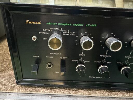 【愛品館八千代店】SANSUI　1970年発売　AU-999　プリメインアンプ