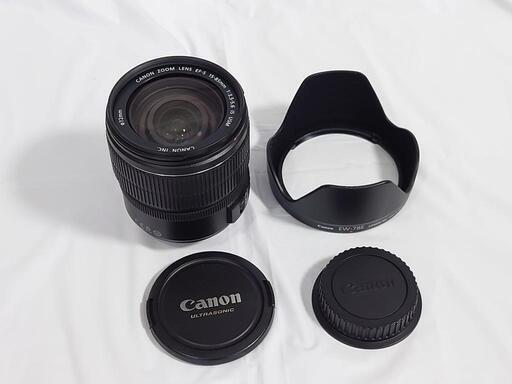 Canon EF-S 15-85mm F3.5-5.6 IS USM キヤノン キャノン 純正レンズフード付き