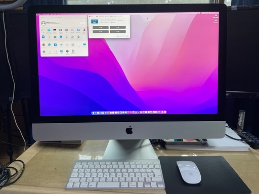 最終超特価！iMac 27インチ5K！2015年CTOカスタムCore-i7モデル macOS12.7.6Monterey メモリ24GB SSD500GB さらに！Office2021最新版のついたWindows10も使える！