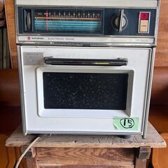 15】ナショナル 電子レンジ 昭和レトロ