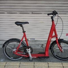 LOUIS GARNEAU[ルイガノ]20吋 超低床2WAYバイク(ミニベロ) シングル/レッド