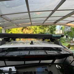 ランクル250装着　THULE ベースウイングバー　inno ラック
