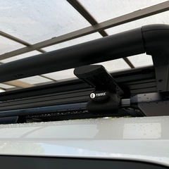 ランクル250装着　THULE ベースウイングバー　inno ラック
