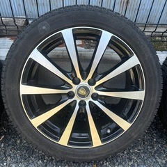 MANARAY SPORT マナレイスポーツ　17インチ　ブラックポリッシュ　極美品　スタッドレス付　