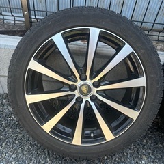 MANARAY SPORT マナレイスポーツ　17インチ　ブラックポリッシュ　極美品　スタッドレス付　