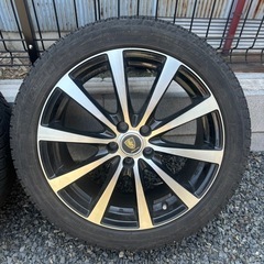 MANARAY SPORT マナレイスポーツ　17インチ　ブラックポリッシュ　極美品　スタッドレス付　