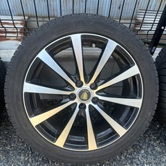 MANARAY SPORT マナレイスポーツ　17インチ　ブラックポリッシュ　極美品　スタッドレス付　