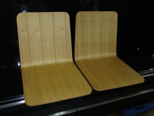 R662 無印良品 木製 座椅子 2点セット、Used・美品