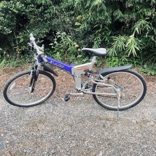 マウンテンバイク・ 折りたたみ自転車 アルミWサス 26 インチ　ダウンヒモデル