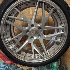 WORK 20インチホイール皮付き4本セット