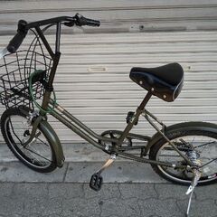 [BRIDGESTONE]VEGAS(ベガス)20吋 ミニベロ(小径車) 内装3段/点灯虫/カーキ