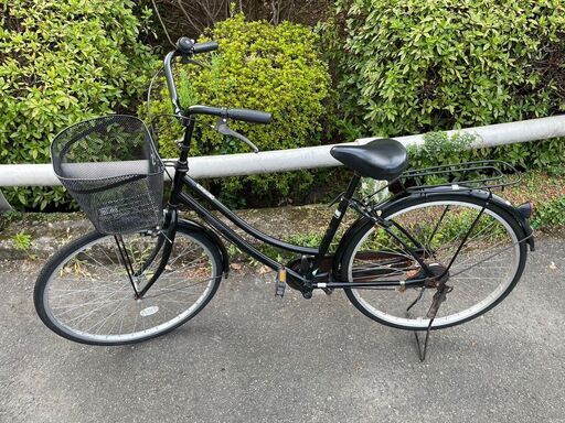 自転車　No.1566　ブラック　26インチ　LEDライト　鍵付き　【リサイクルショップどりーむ鹿大前店】