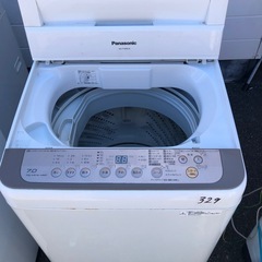 NO 329 🌈福岡市内配送設置無料✨🌈　パナソニック 7.0kg 全自動洗濯機　ブラウンPanasonic NA-F70PB10-T