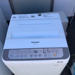 NO 329 🌈福岡市内配送設置無料✨🌈　パナソニック 7.0kg 全自動洗濯機　ブラウンPanasonic NA-F70PB10-T