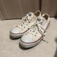 converse 白　シューズ