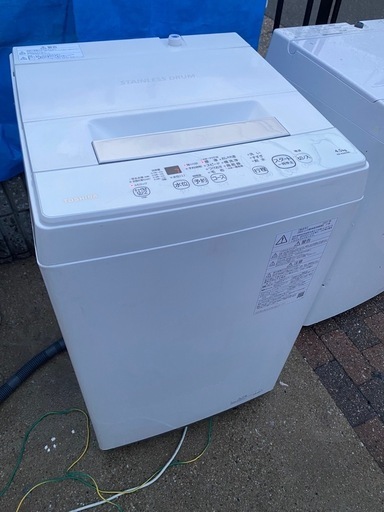 お薦め品‼️分解洗浄済み‼️東芝洗濯機4.5kg2021年