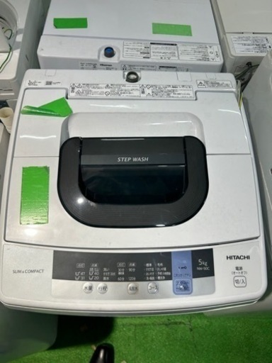 早い者勝ち大セール‼️‼️＋ご来店時、ガン×2お値引き‼️HITACHI(日立) 2018年製 5.0kg 洗濯機