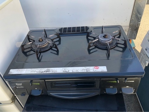 Rinnaiリンナイ ガステーブルRT61GH-R LPガス用 ブラック 右強タイプ