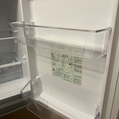 綺麗です！！AQUA アクア 冷蔵庫（126L・右開き） ブラッシュシルバー AQR-13M（S）