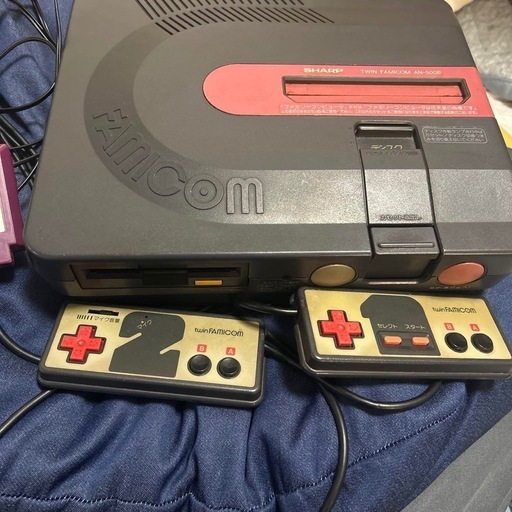 SHARP ツインファミコン　【ジャンク品】　ソフト付き　AN-500B