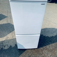 シャープ ノンフロン冷凍冷蔵庫 SJ-D14E-W