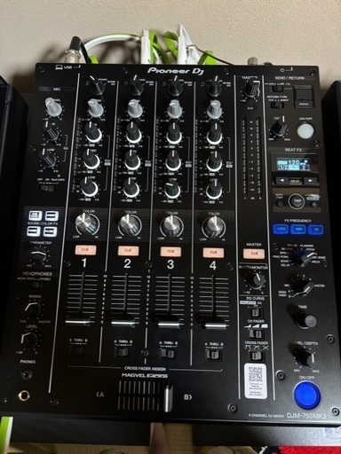 DJギア pioneer dj djm 750mk2