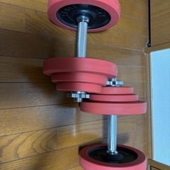 20kgダンベル×2とベンチ台