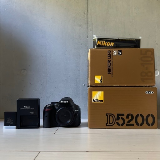 【箱付き】Nikon D5200 + レンズ1本セット