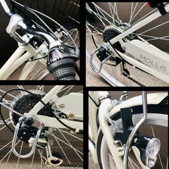 新車に近いMOLLIS (¥31,900) 6段変速 27インチ自転車 保証期間25年2月+３年オプション加入済