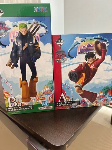 ワンピース一番くじ、ルフィ、ゾロセット