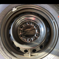 新車外し　4本　ハイエース　タイヤ　ホイール195/80R15 2023年