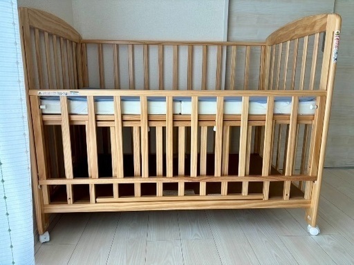 奈良県桜井市引渡し限定】カトージ KATOJI ベビーベッド ハイタイプ