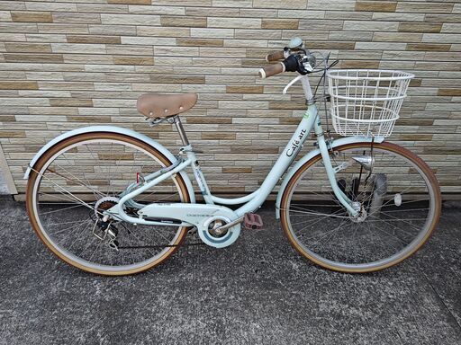 中古自転車 6段変速 27インチ LEDオートライト 軽整備済み 防犯登録対応 町田市 相模原市 MM353