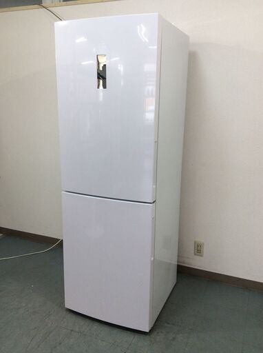 （8/22受渡済）JT9273【Haier/ハイアール 2ドア冷蔵庫】2019年製 JR-NF340A 家電 キッチン 冷蔵冷凍庫 右開き 340L
