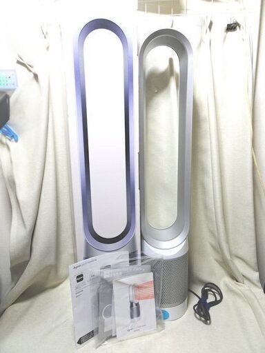 動作品◆ dyson/ ダイソン ■ 空気清浄機能付き扇風機 TP02 タワーファン 2016年製 元箱有り