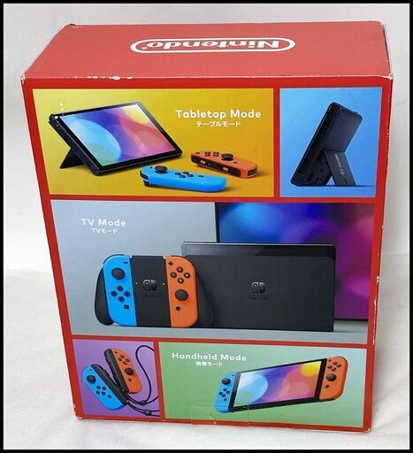 未使用 (箱劣化) ニンテンドースイッチ 有機ELモデル ネオン 本体
