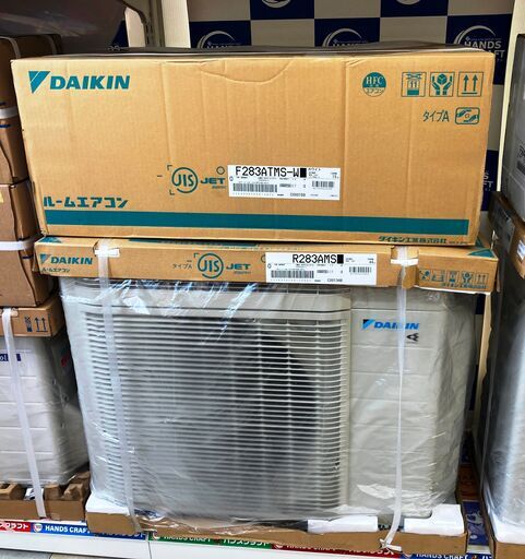 【未使用品】ダイキン　ルームエアコン　F283ATMS-W/R283AMS　2.8㎾　2023年製