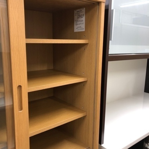無印良品 キャビネット ガラス扉【トレファク堺福田店】 - 家電