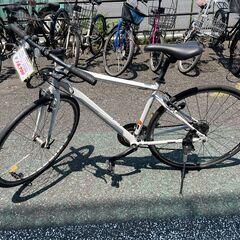 リサイクルショップどりーむ天保山店　No1301　自転車　クロスバイク　3×8段ギア付き　美品　ベル付き　PAECISION リサイクルショップどりーむ天保山店 No1301 自転車 クロスバイク 3×8