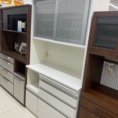 🌟2面レンジボード🌟松田家具🌟食器棚🌟ダイニングボード🌟白  