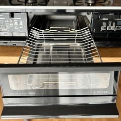 パロマ ガスコンロ PA-A64WCK-L ブラック LP用 左強火力